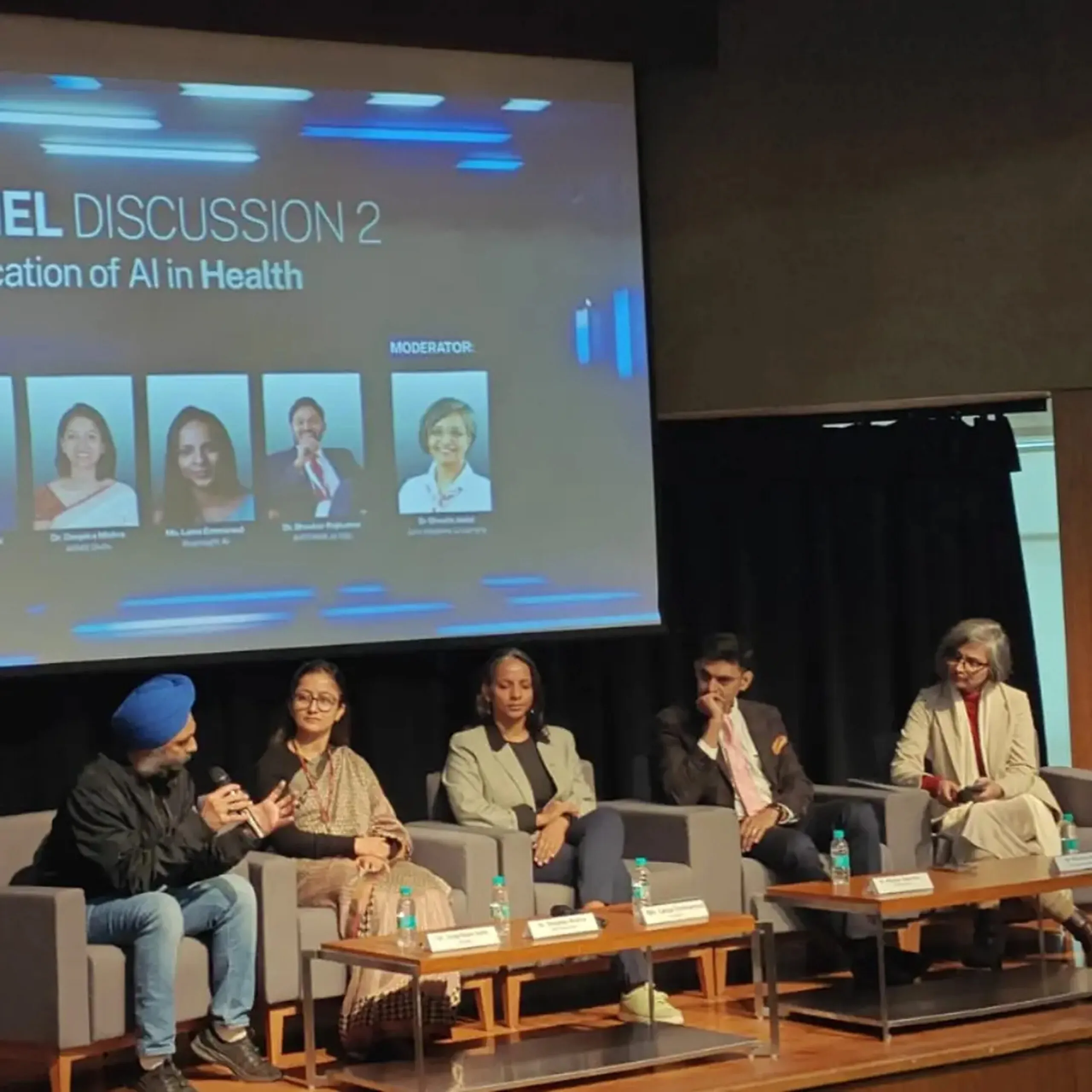 Panel discussion on AI in healthcare at the AI Impact in Biotech & MedTech pre-summit