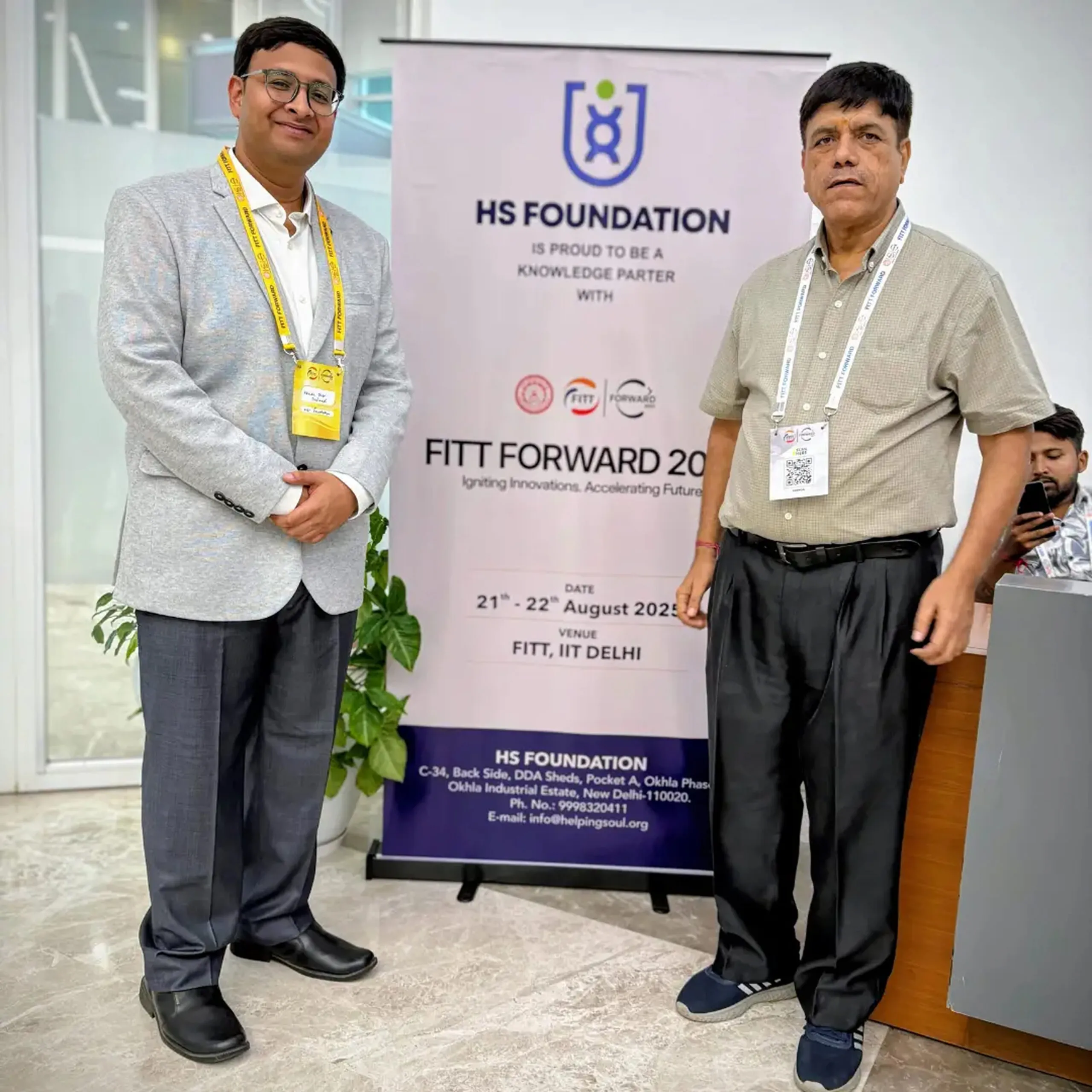 Startups, investors and industry leaders networking at FITT Forward 2025