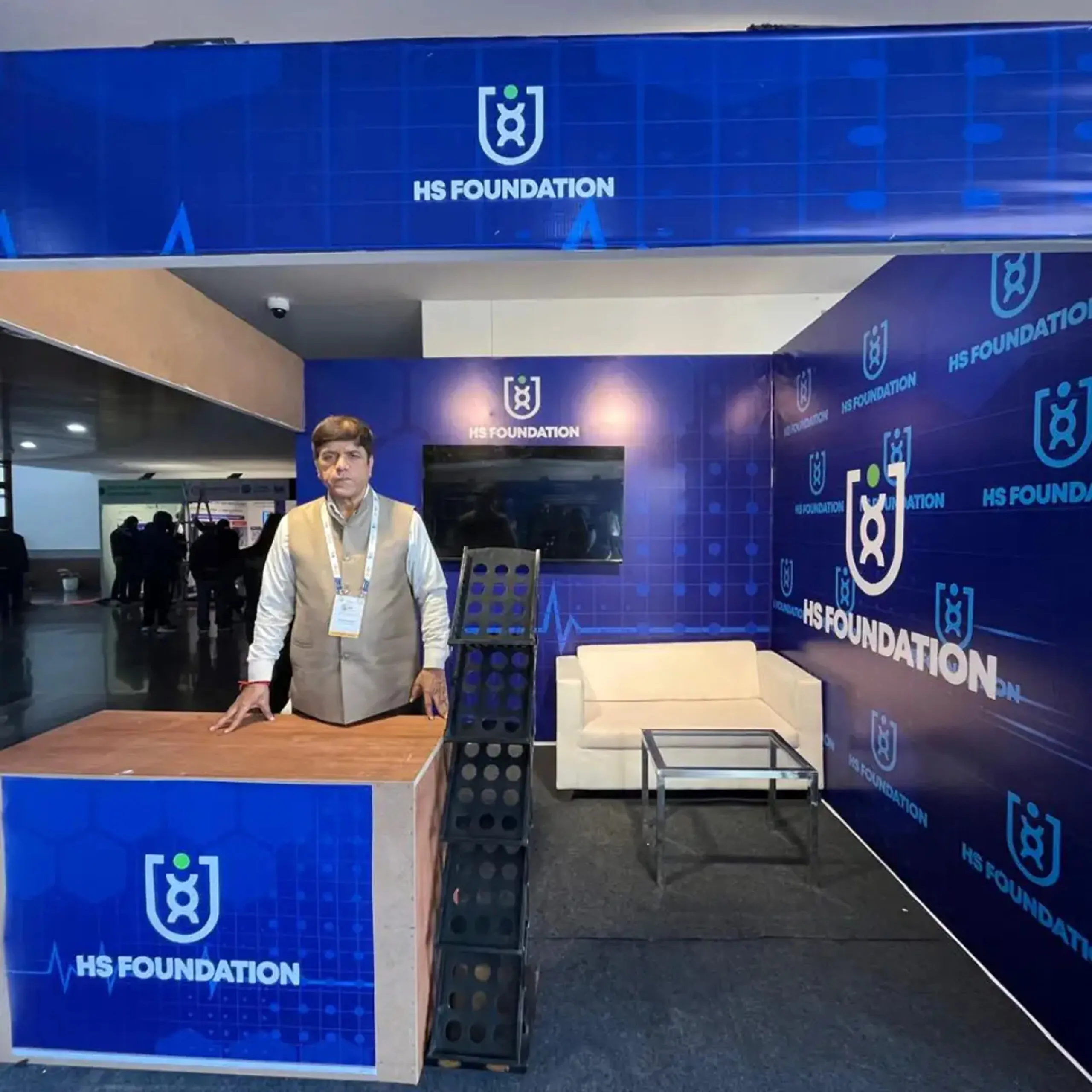HS Foundation booth at the Sonipat Startup Summit 4.0, IIT Delhi Technopark