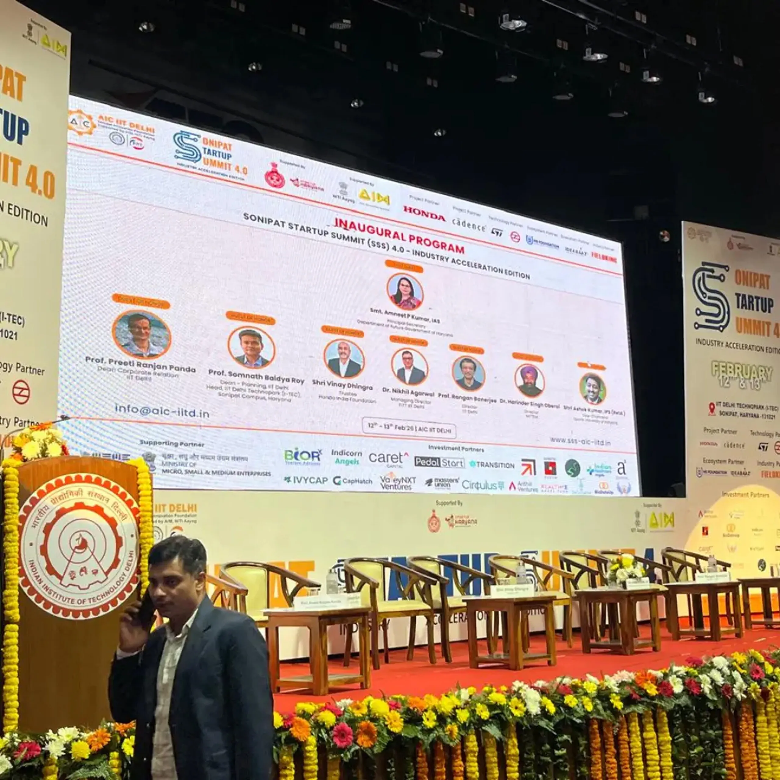 Startups exhibiting at the Sonipat Startup Summit 4.0, IIT Delhi Technopark